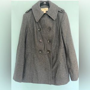 Gray Michael Kors Coat in Excellent Condition